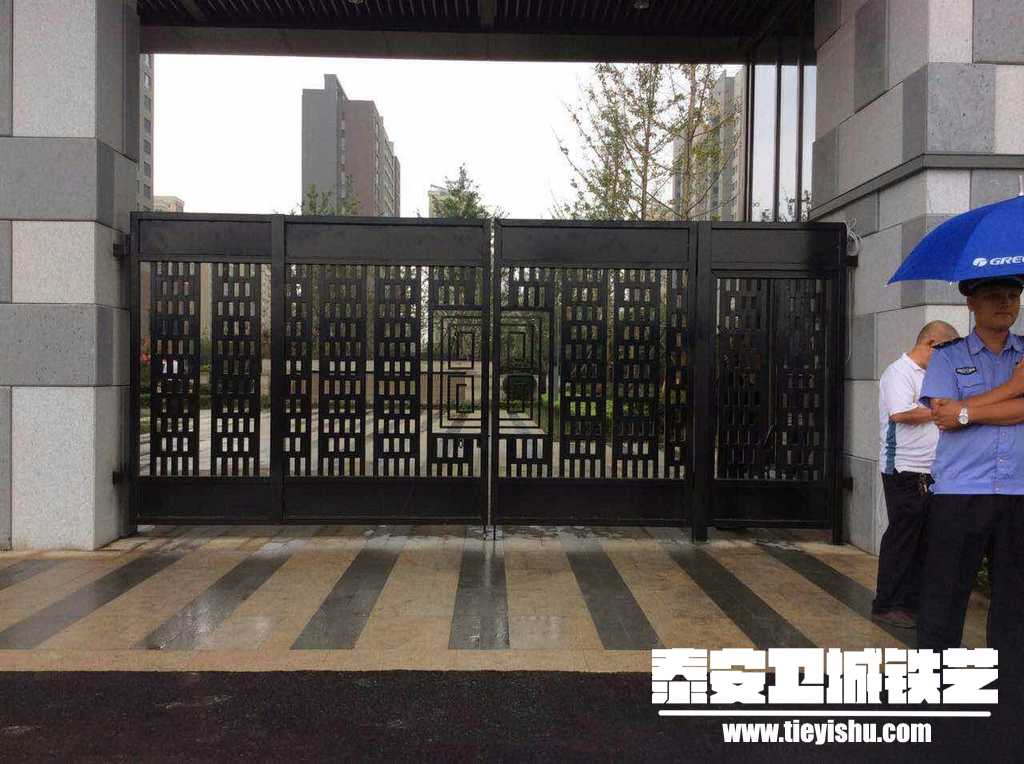 华勤集团铁艺大门