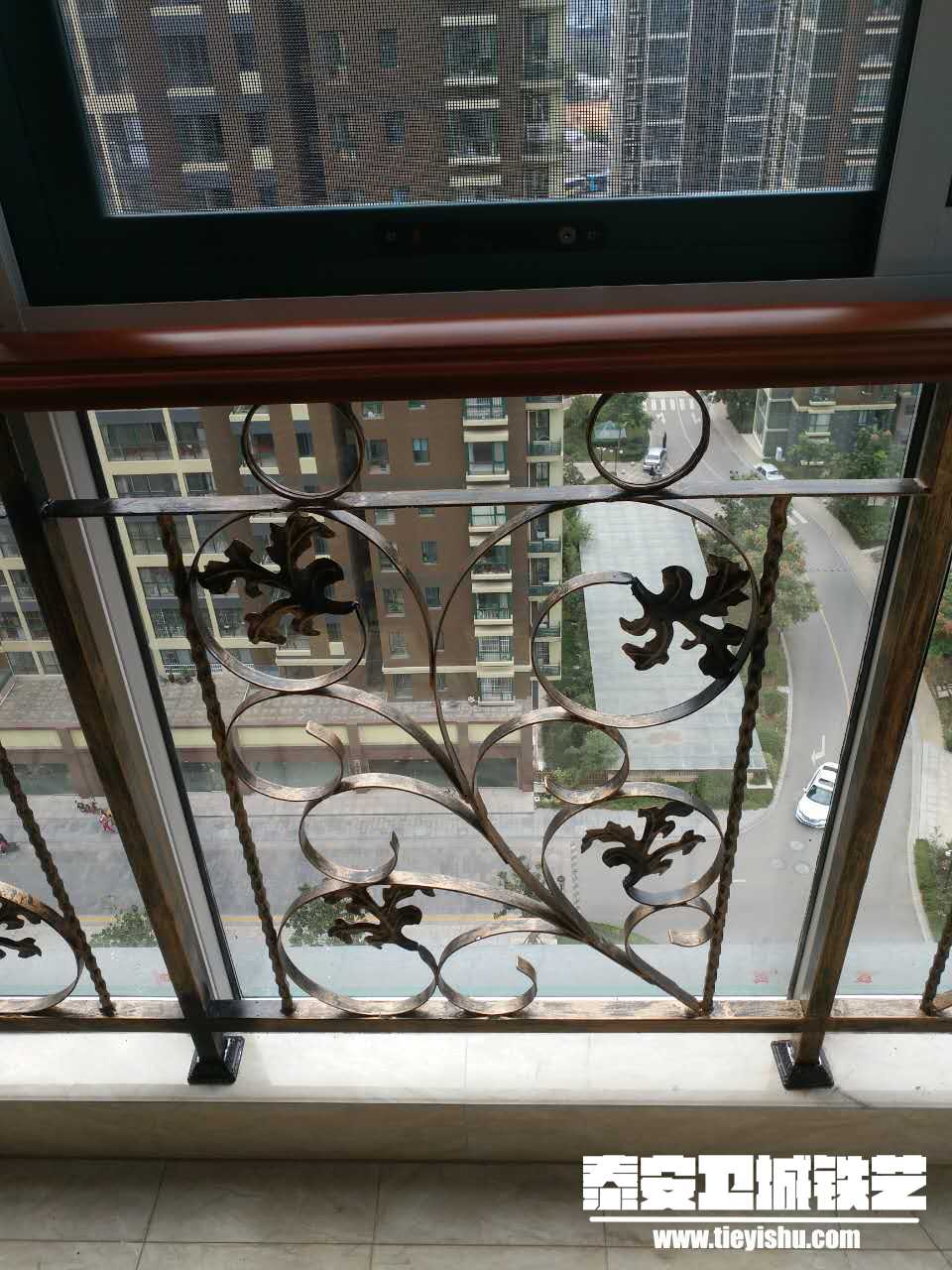 铁艺护栏TNHL201619（泰安记者村）