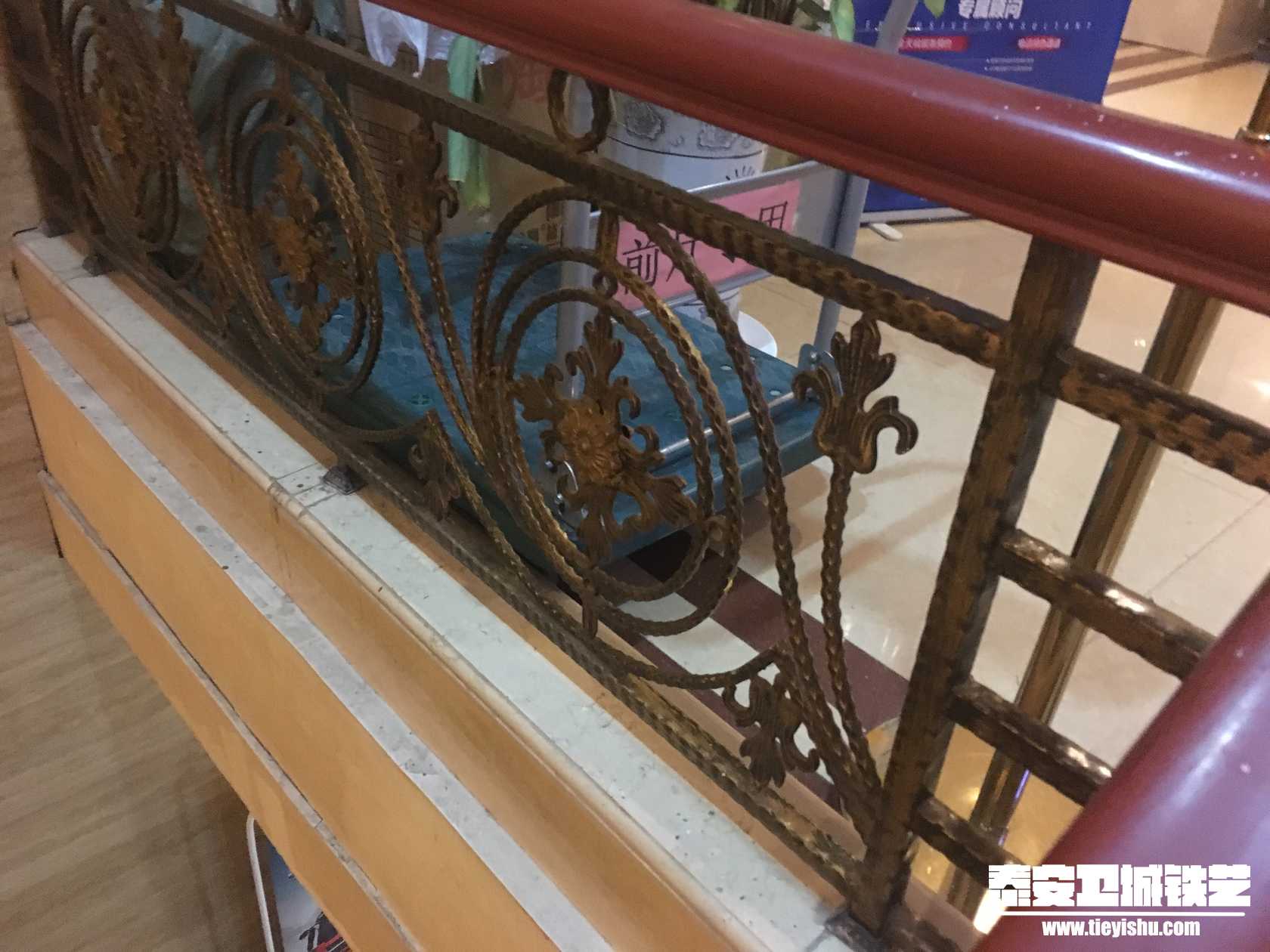铁艺扶手TFS201623（ 泰安汶口镇酒店）