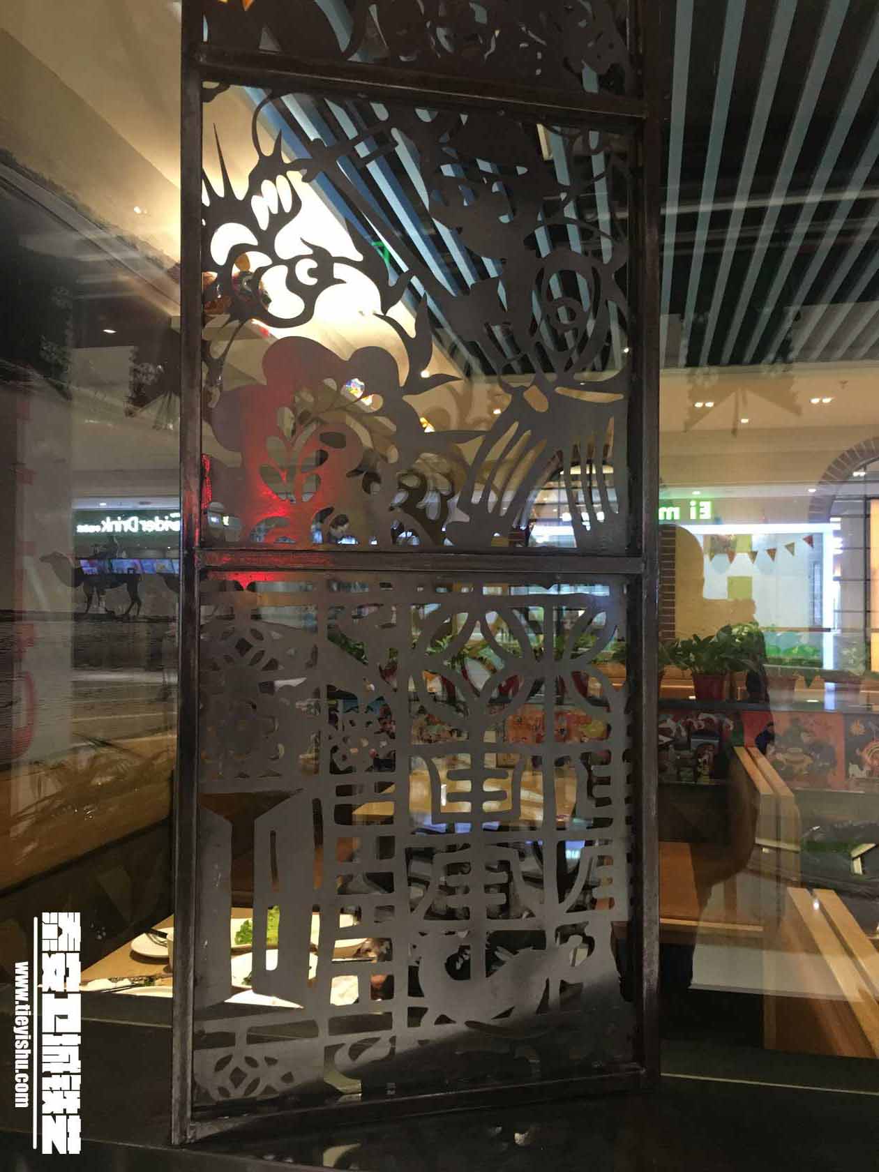 铁艺隔断TGD201625-案例赏析-万达酒店