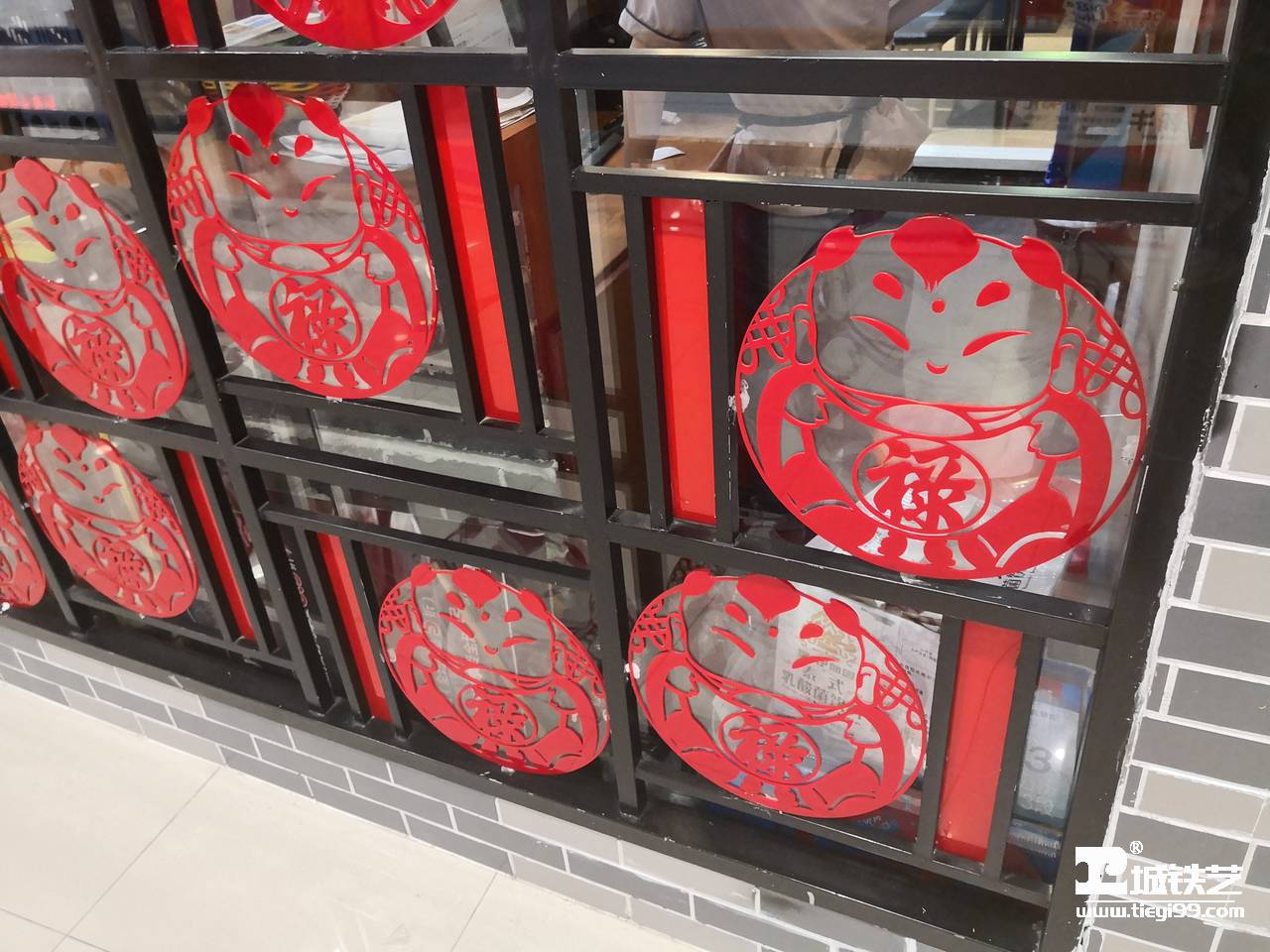 铁艺隔断-铁艺门面TMM2118-案例赏析-实景拍摄二