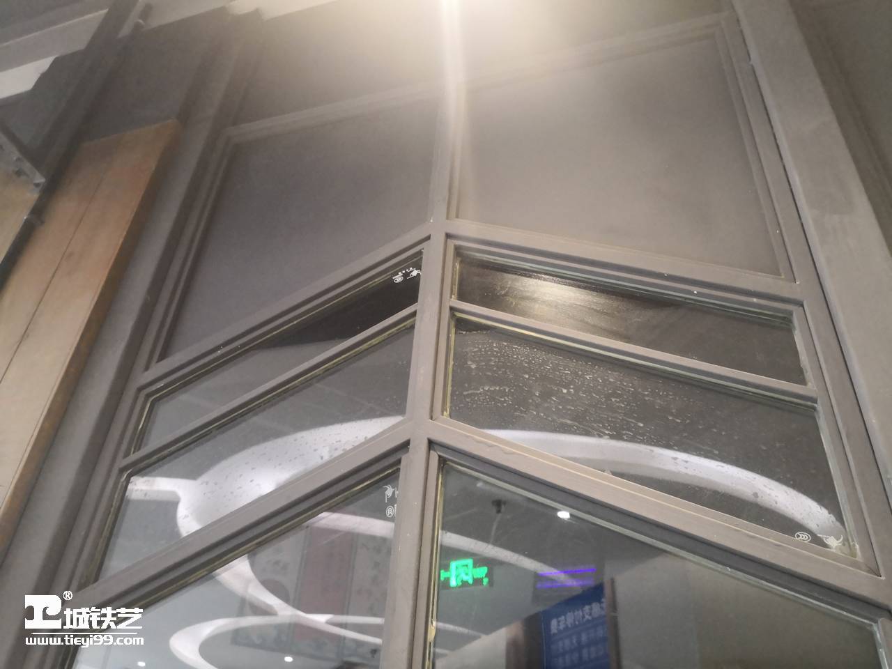铁艺隔断-屏风隔断TGD2162-实景拍摄一