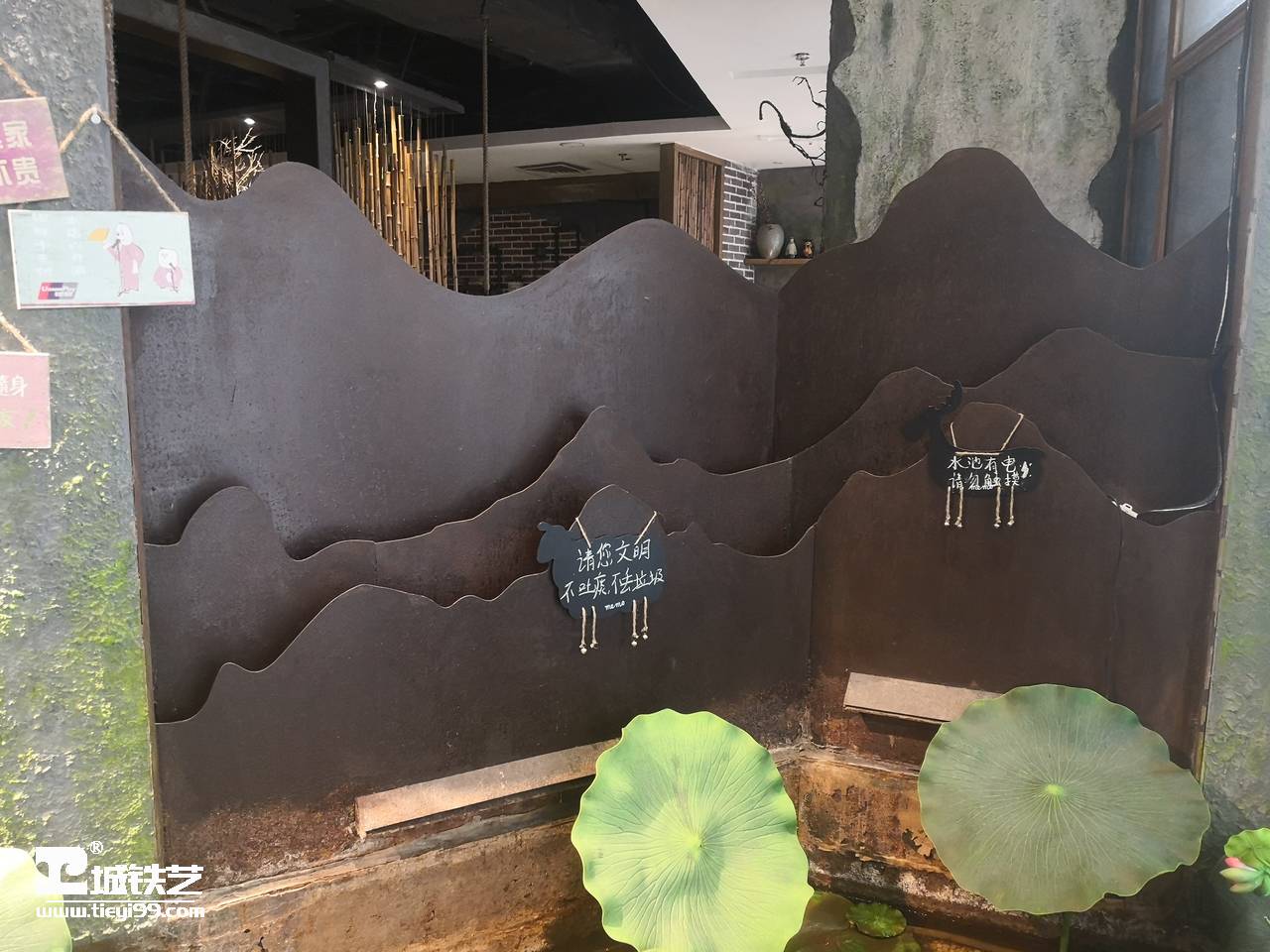 铁艺隔断-屏风隔断TGD2171-案例赏析-实景拍摄一