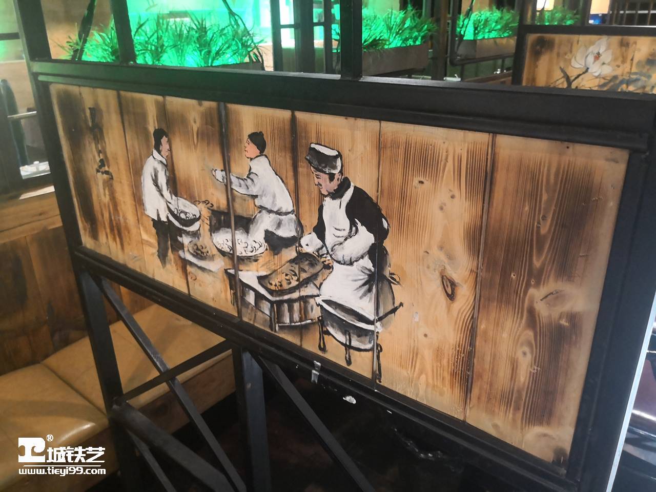 铁艺隔断-屏风隔断TGD2173-图3