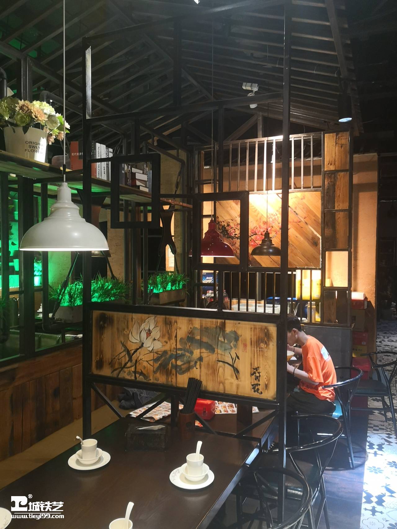 铁艺隔断-屏风隔断TGD2173-图4