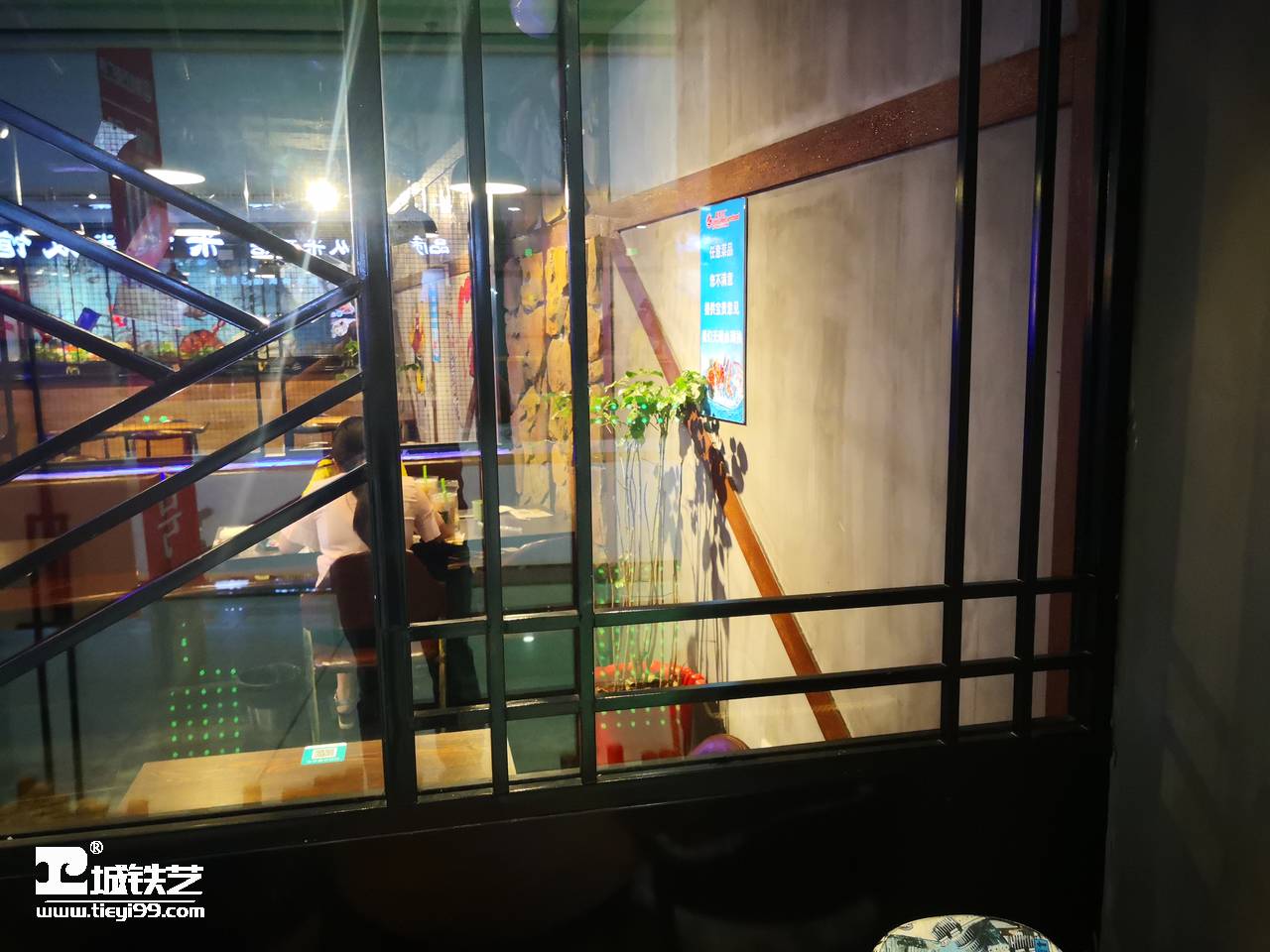 铁艺隔断-铁艺花格-屏风隔断TGD2188-图3