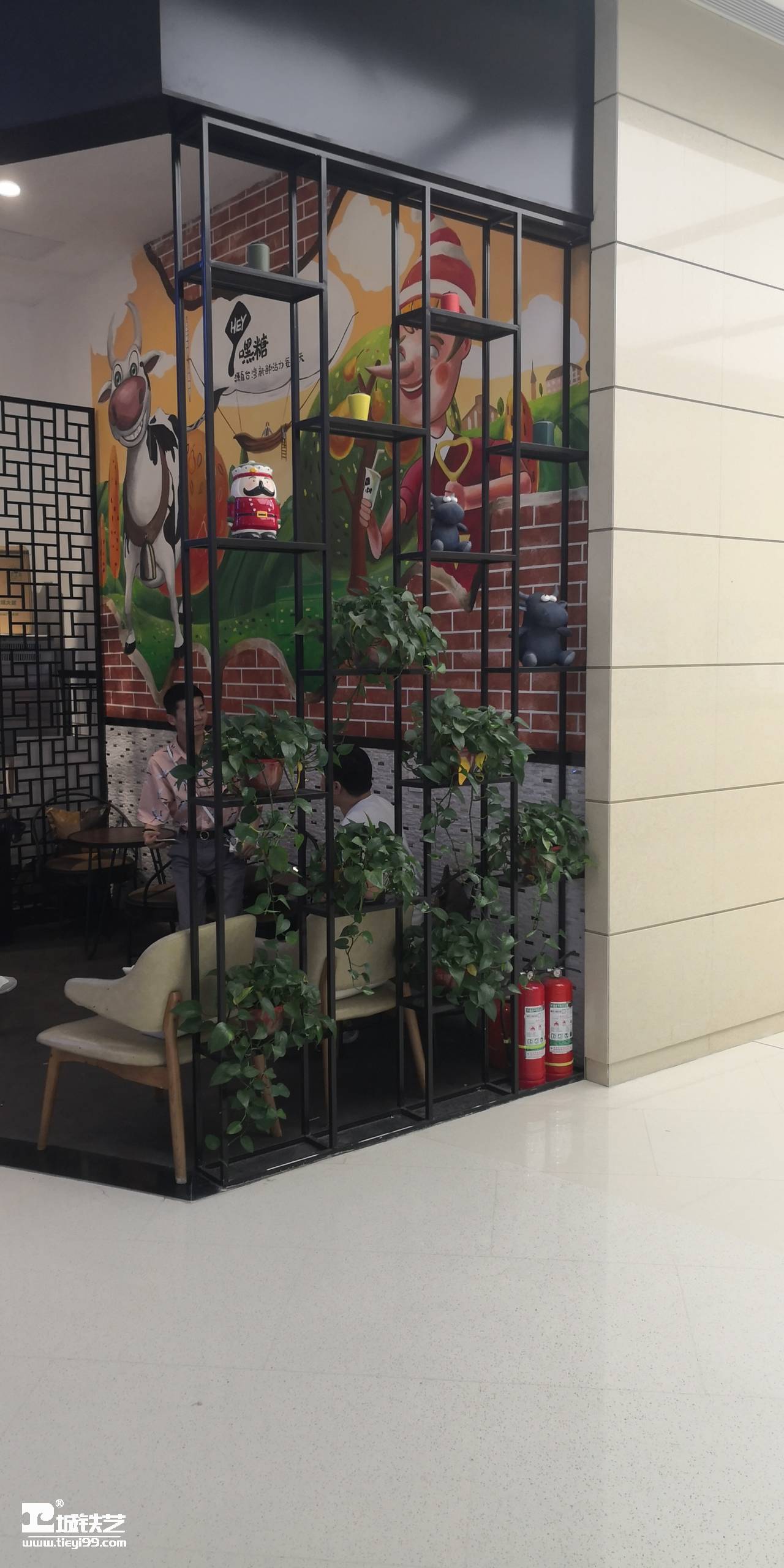 铁艺花架/铁艺货架/铁艺置物架THJ21232-图2