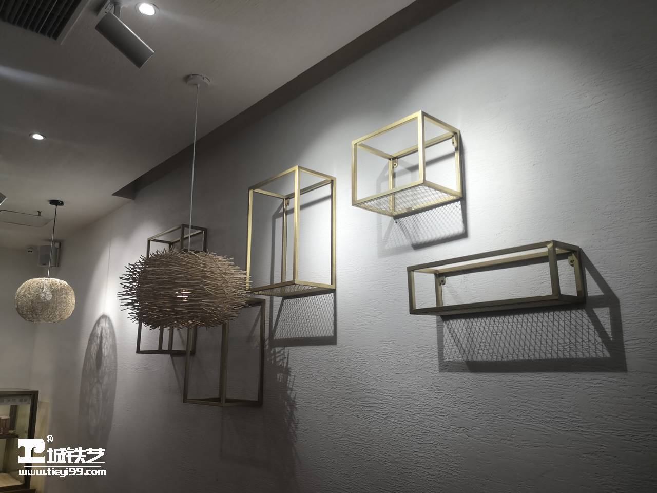 铁艺墙饰|铁艺墙花TQS2108-实景图2