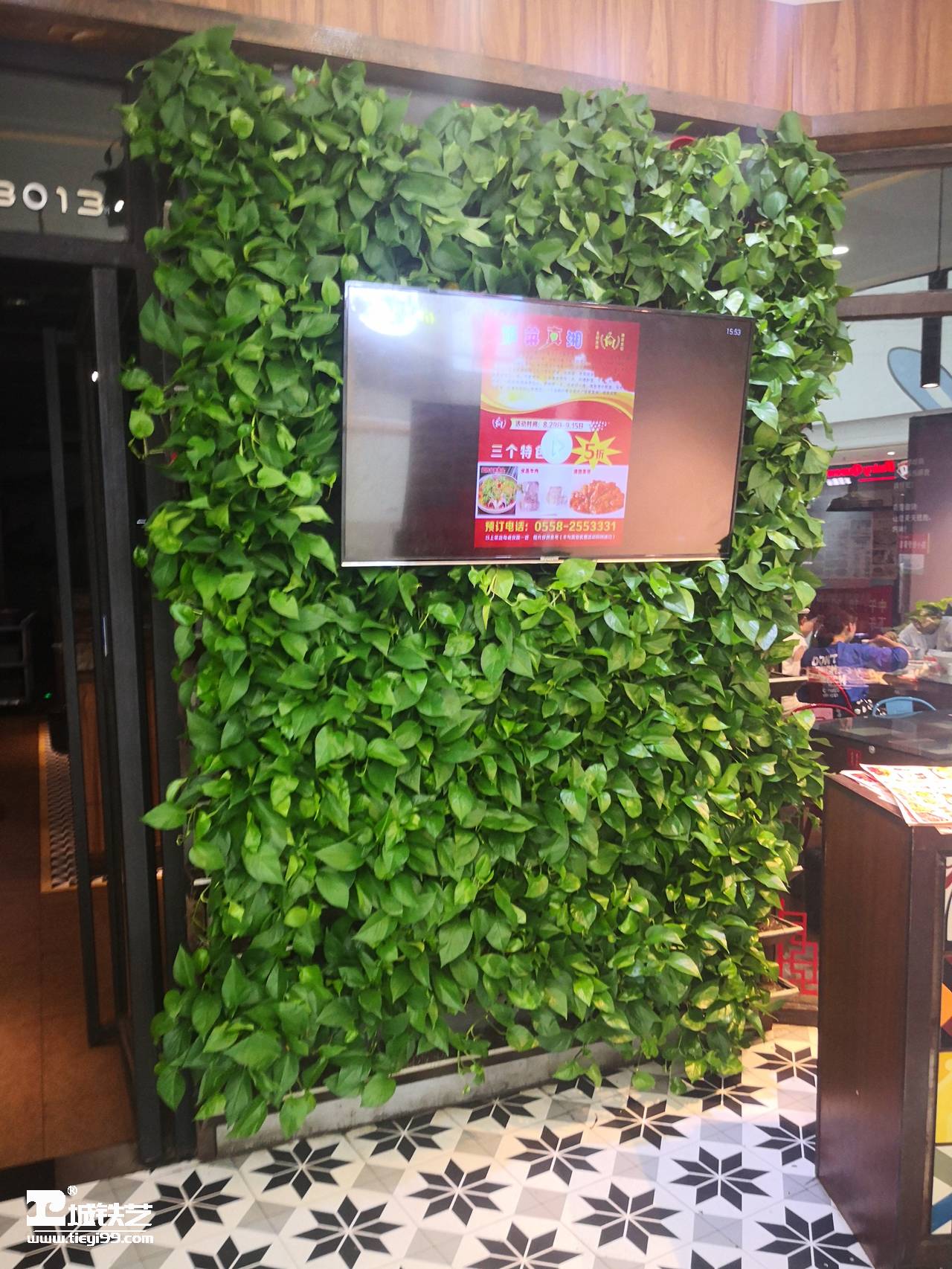 铁艺墙饰|铁艺墙花TQS2110-实景图1