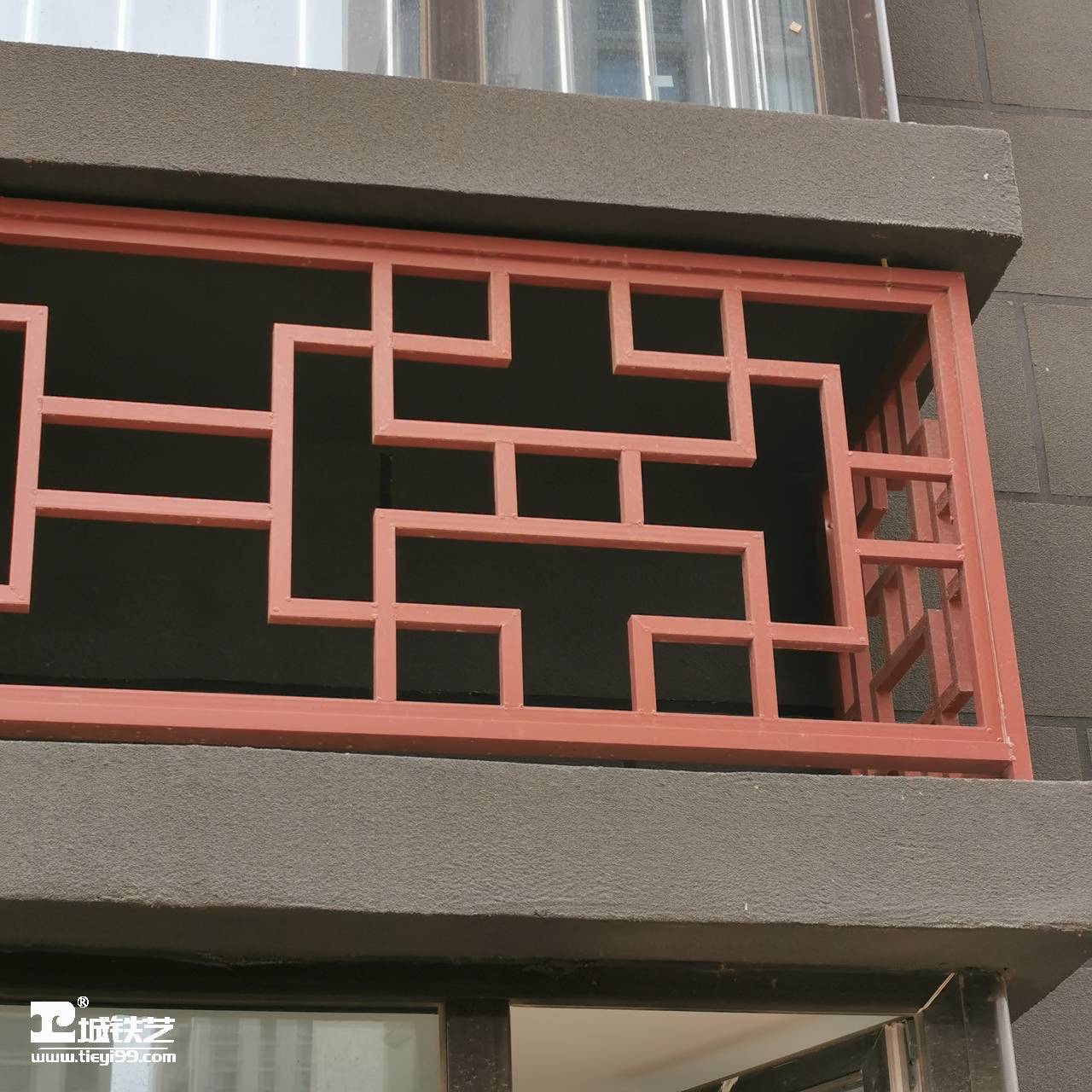 铁艺护栏/铁艺栏杆/空调护栏THL2172-实景图3