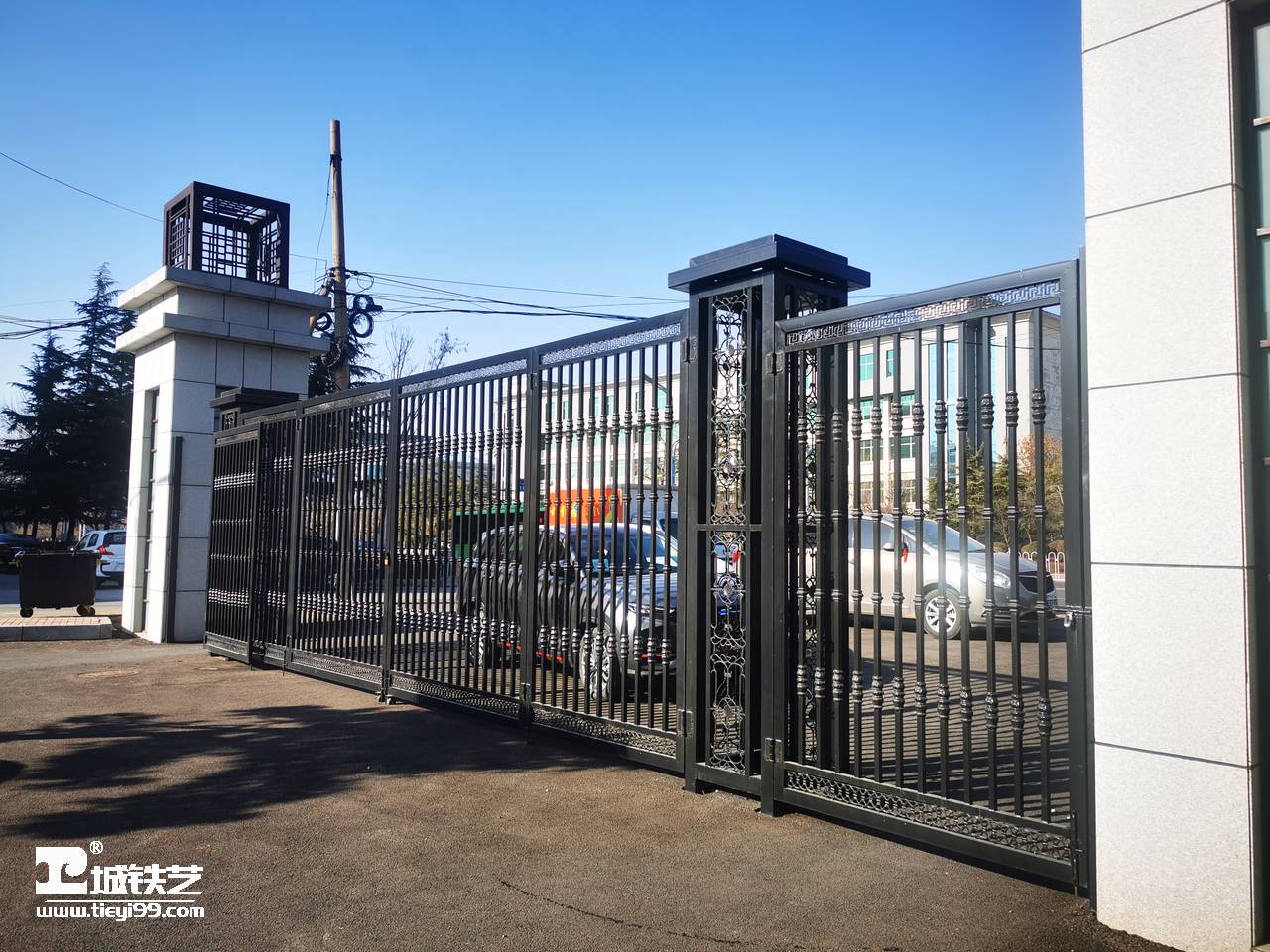 铁艺大门|庭院门|小区大门TDM2150-图6