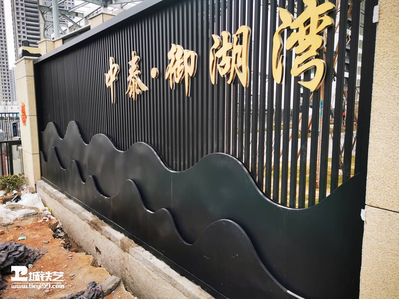 铁艺隔断-铁艺屏风-墙面造型TGD2220-图3
