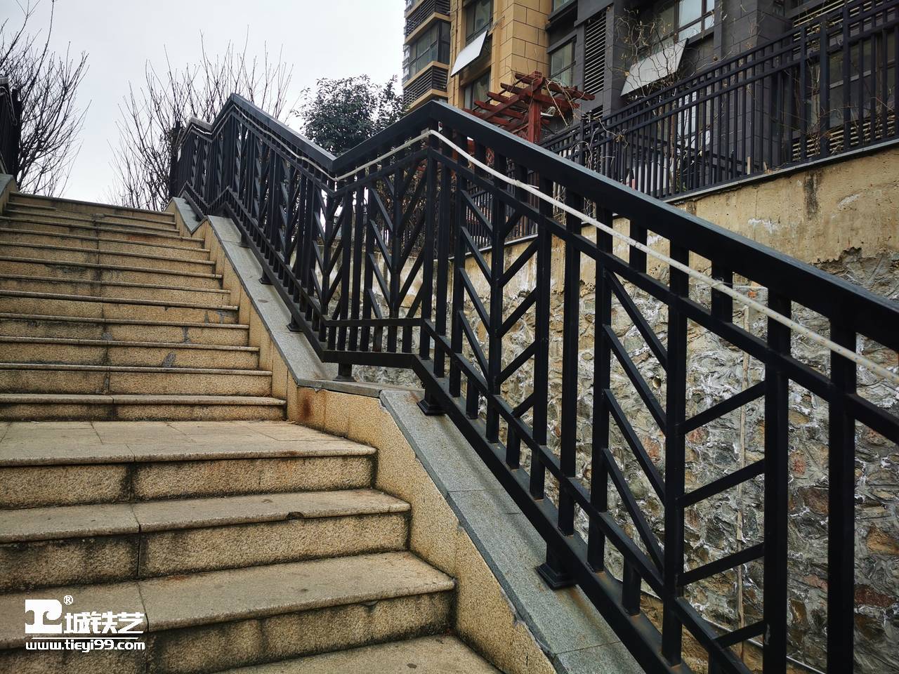 楼梯护栏|楼梯栏杆|铁艺楼梯扶手TFS2138-图6